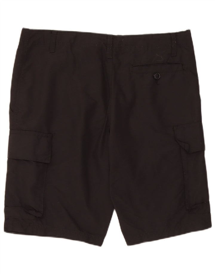 Pantaloni scurti cargo pentru bărbați French Connection Small W32 Nylon negru