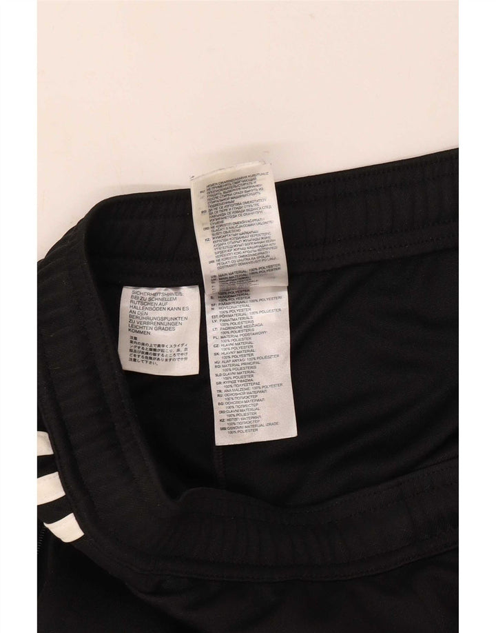 Pantaloni de trening Adidas Climalite pentru bărbați, poliester negru mic