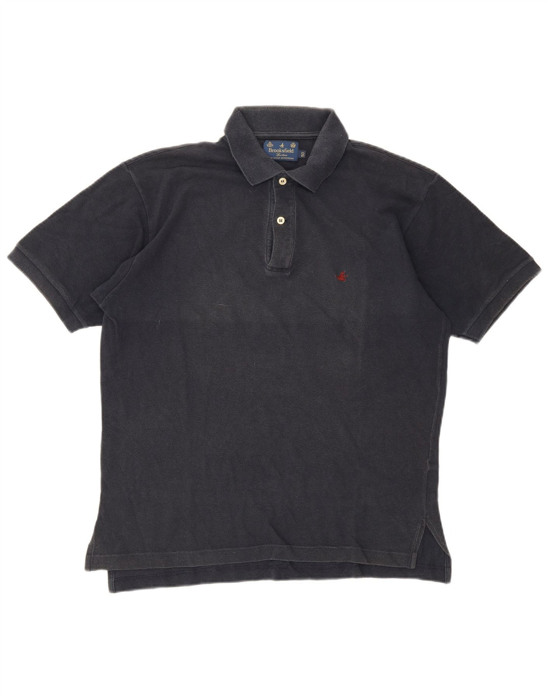 Tricou polo Brooksfield pentru bărbați IT 50 mediu din bumbac bleumarin