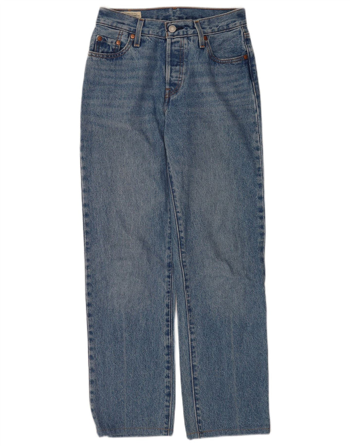 Blugi drepti 501 pentru femei Levi's W23 L28 Bumbac albastru
