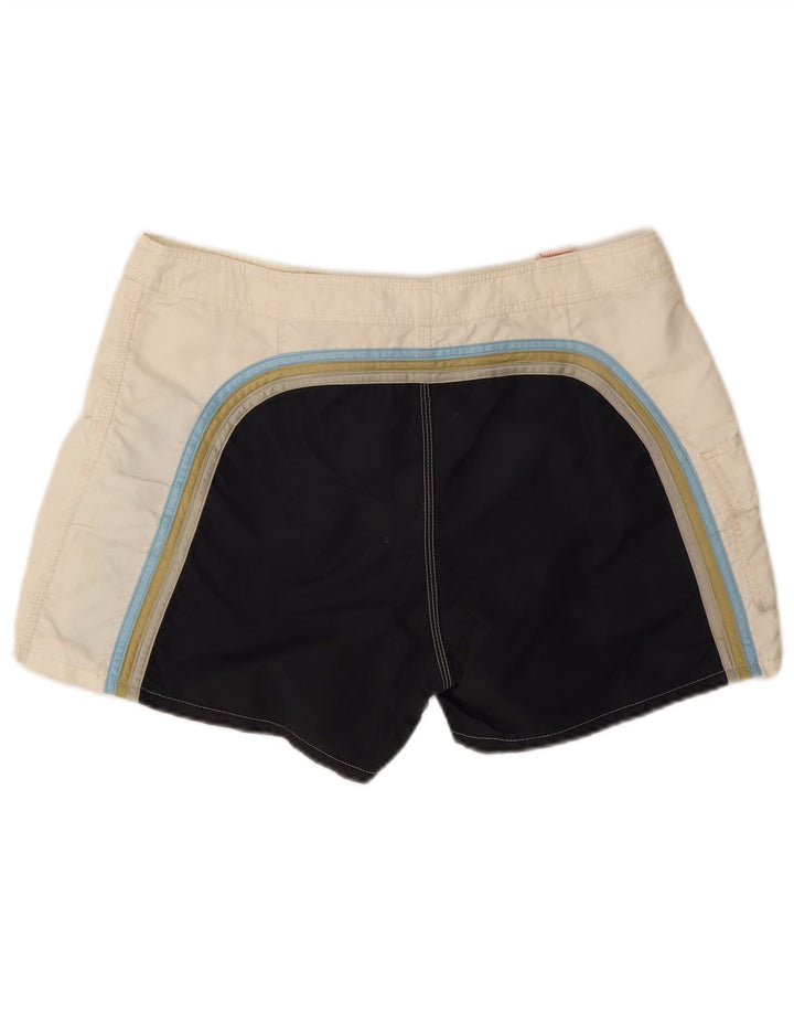 Sundek Pantaloni scurți de înot pentru bărbați, nailon mare, alb, blocuri de culoare