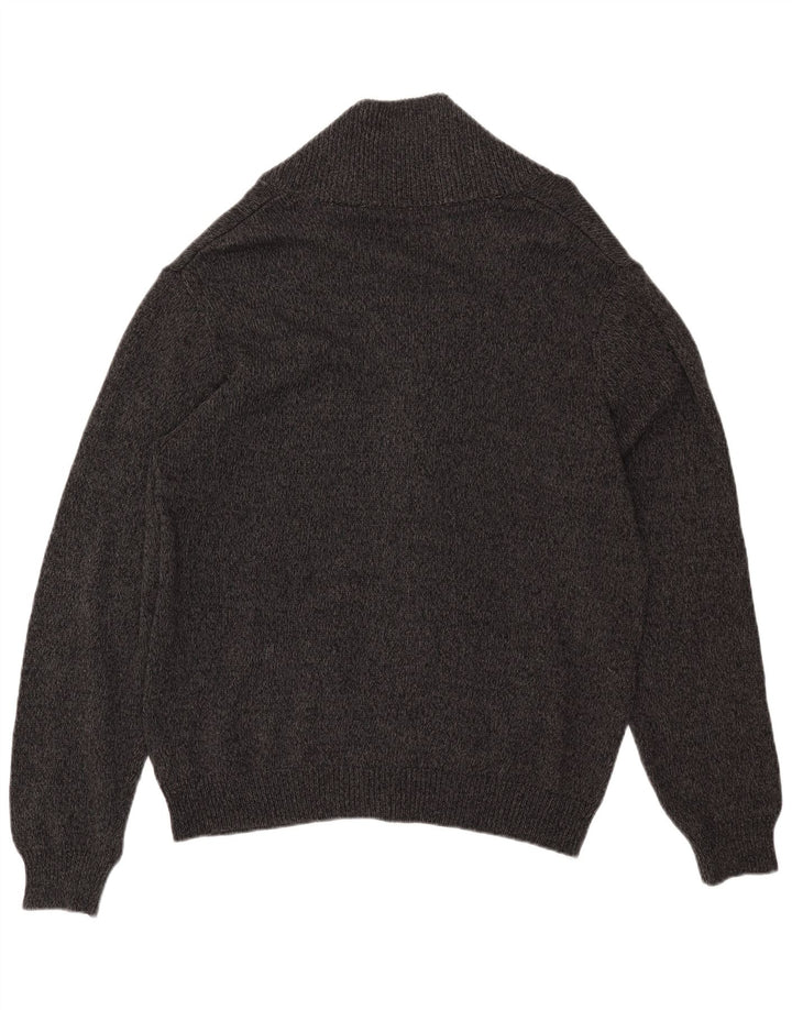 Pulover cardigan pentru bărbați CHAPS XL, bumbac cu pete gri