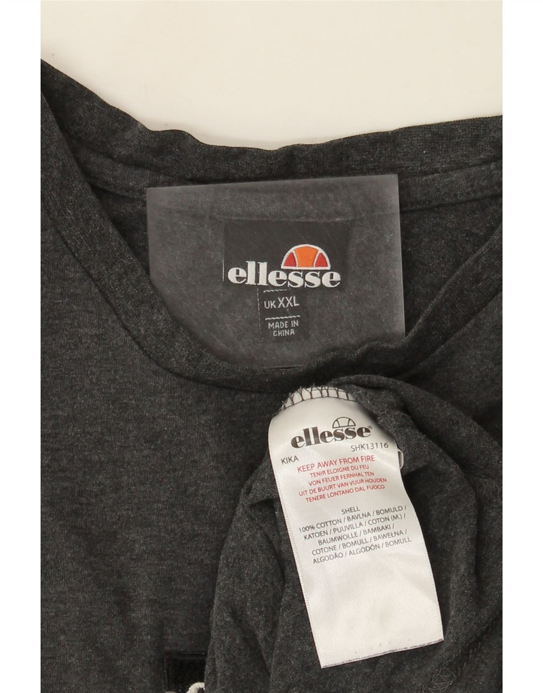 Tricou bărbați Ellesse Top 2XL bumbac gri