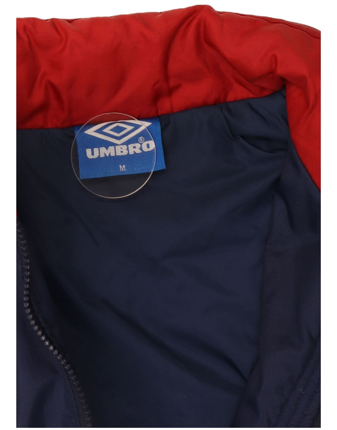 Jachetă de vânt cu glugă Umbro pentru bărbați UK 38 Medium Bleumarin Colorblock