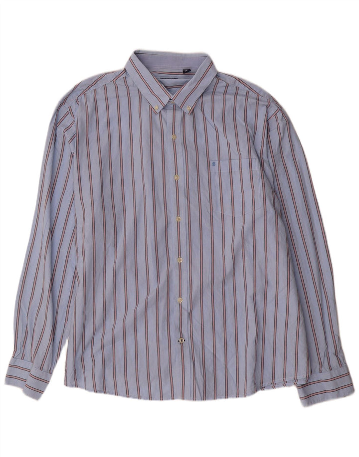 Cămașă pentru bărbați IZOD 2XL, bumbac cu dungi albastre