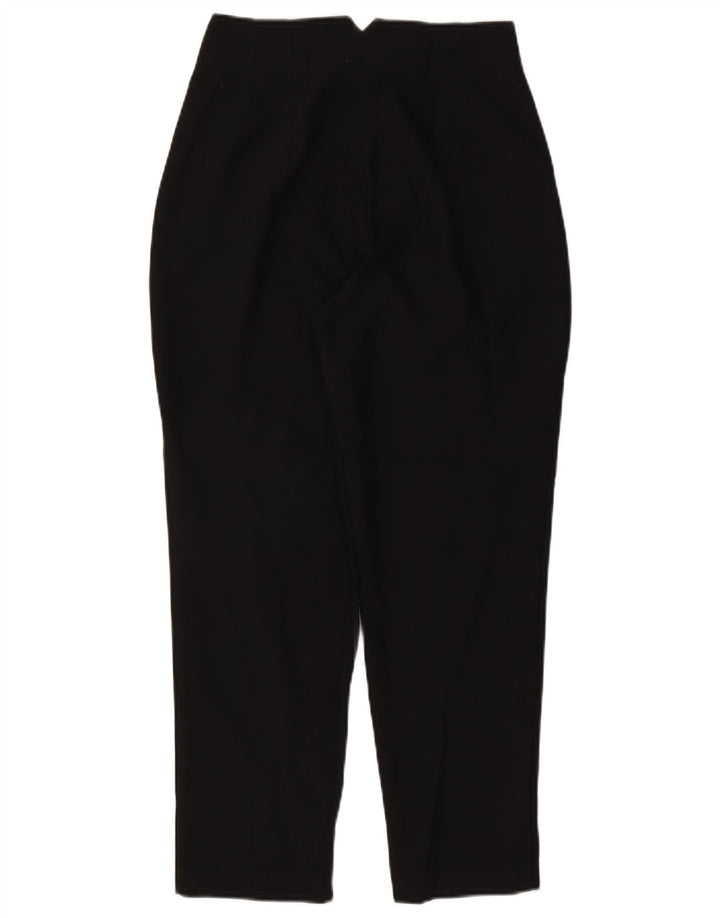 Pantaloni casual conici pentru femei Zara Mediu L28 L26 Poliester negru