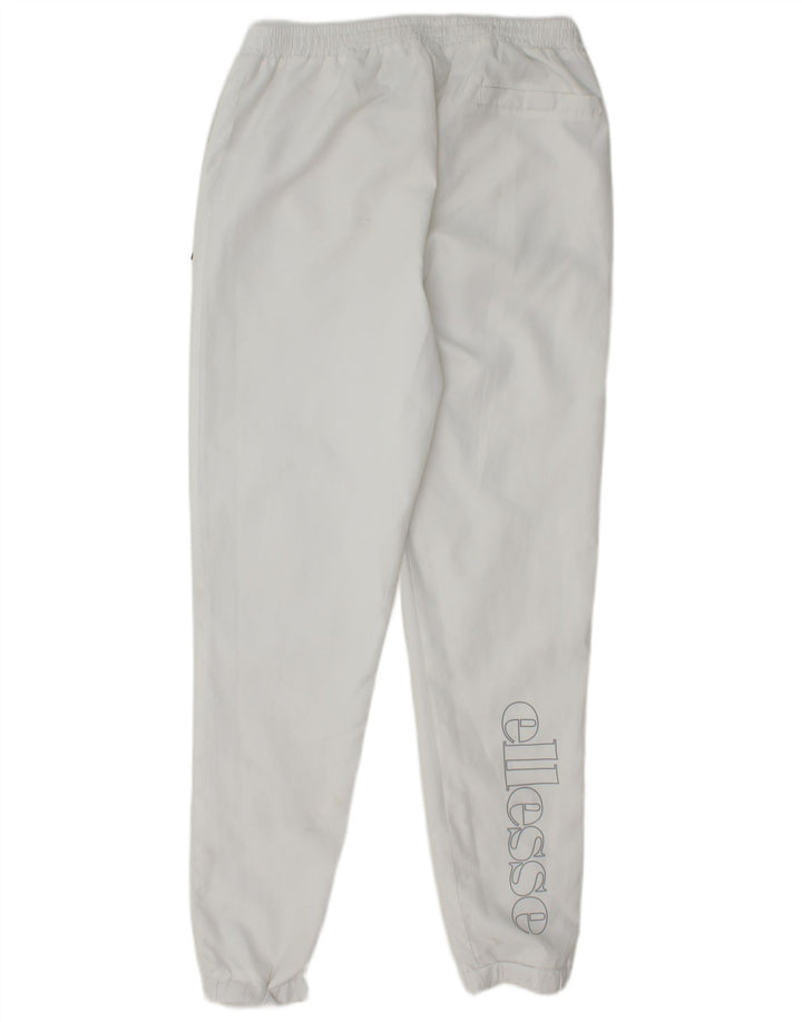 ELLESSE Pantaloni de trening pentru bărbați Pantaloni de jogging Mici Poliester alb