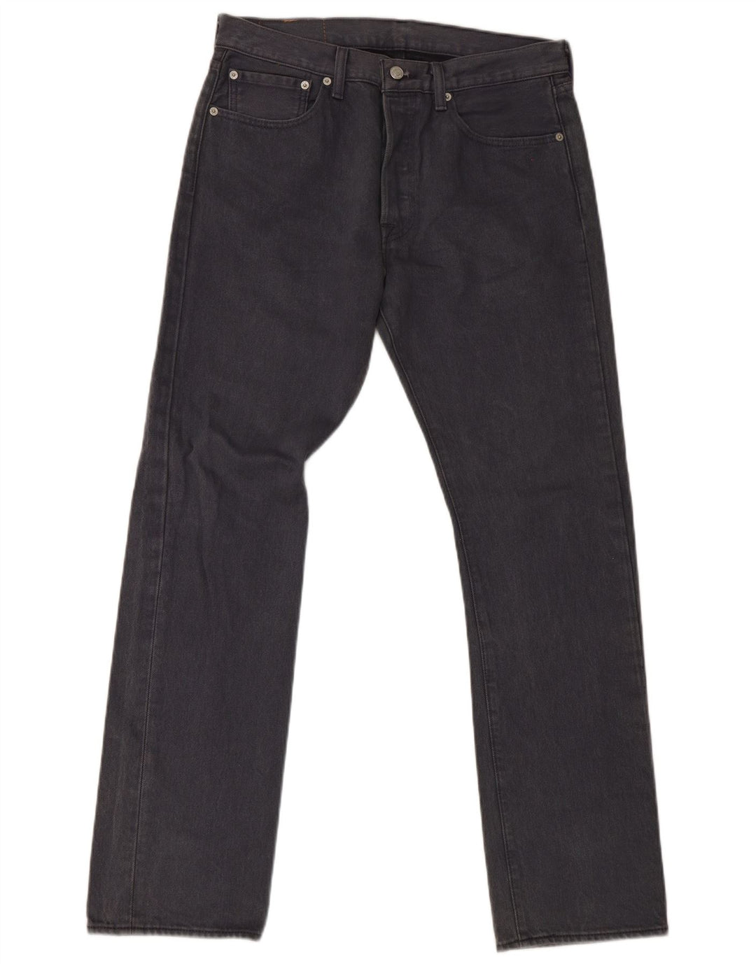 Blugi Levi's 501 drepte pentru bărbați W32 L32 bumbac gri