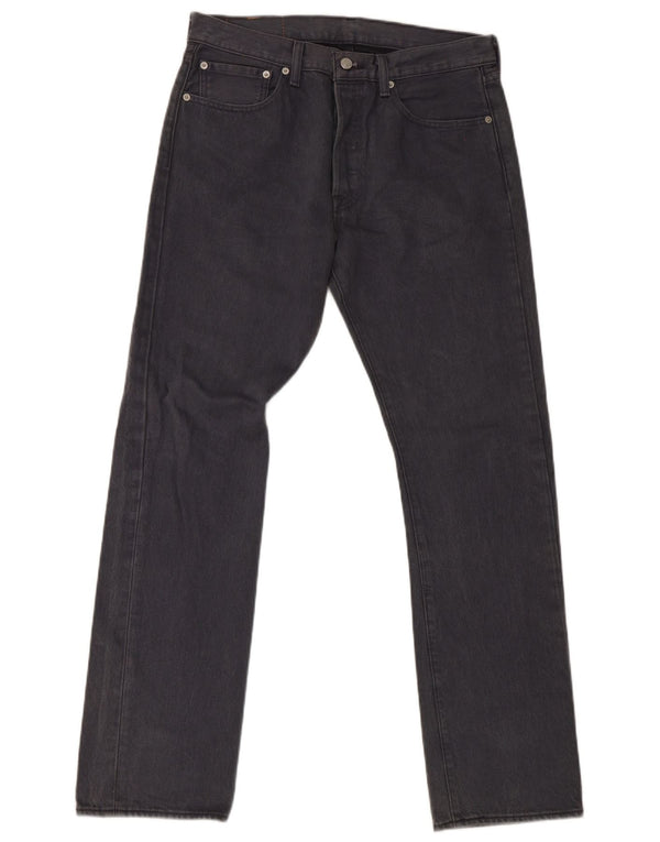 Blugi Levi's 501 drepte pentru bărbați W32 L32 bumbac gri