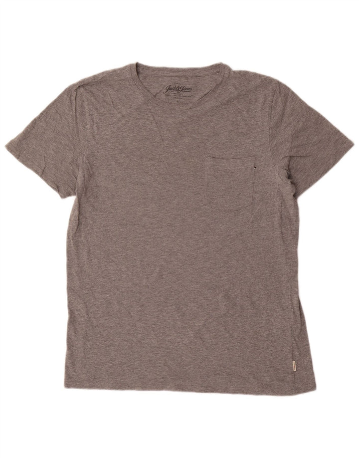 Tricou Jack & Jones pentru bărbați Top XL bumbac gri