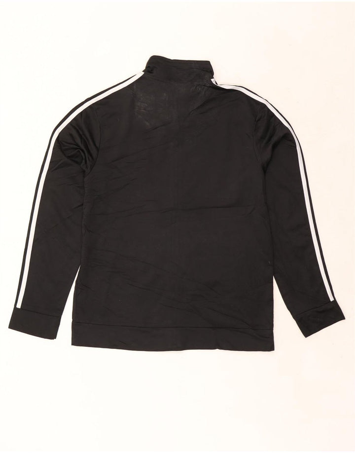Jachetă de trening pentru băieți Adidas 13-14 ani, poliester negru