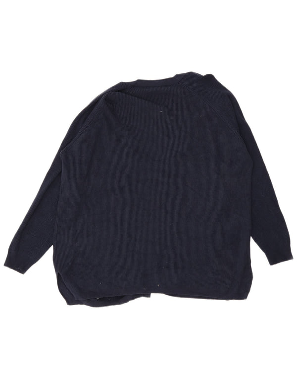 Pulover cardigan deschis pentru femei Marks & Spencer UK 14 mare bleumarin, viscoză