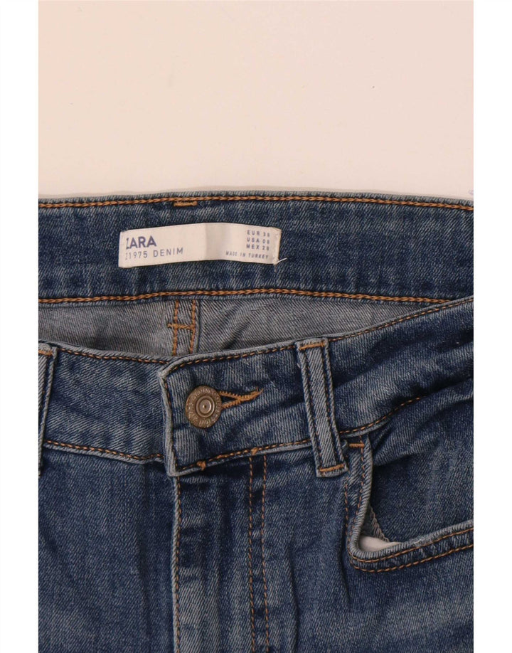Blugi slim dama Zara EU 38 Mici W28 L28 Albastru