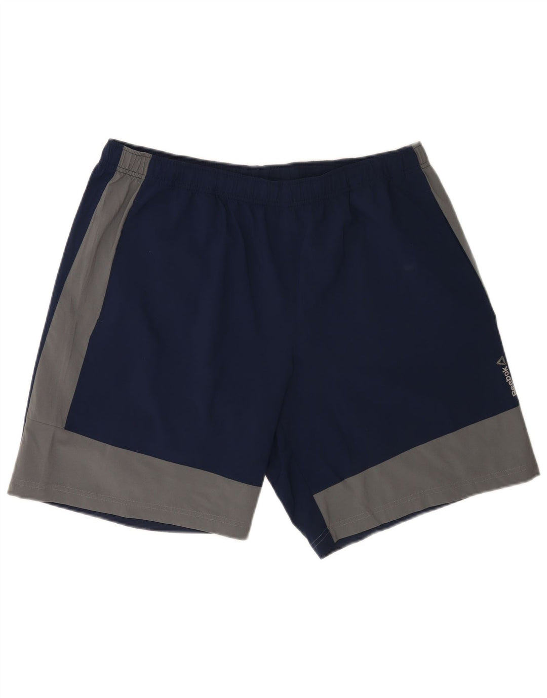 Pantaloni scurți sport pentru bărbați Reebok XL, albastru bleumarin, poliester color bloc