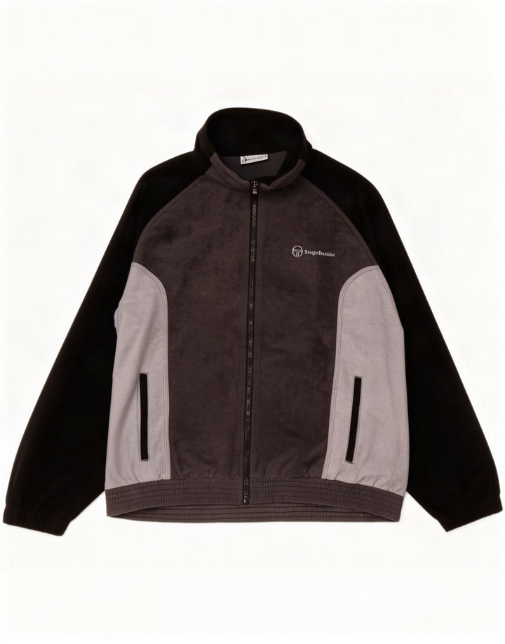 Jachetă de trening pentru bărbați Sergio Tacchini IT 52, mare, gri, bloc de culoare