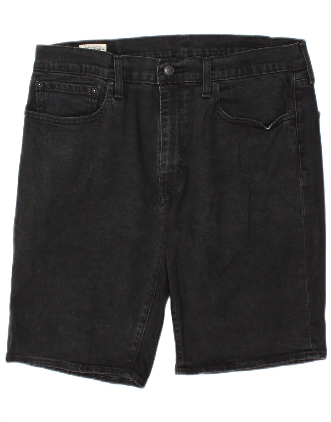 Pantaloni scurți Levi's 502 Denim W36 Large Black Bumbac
