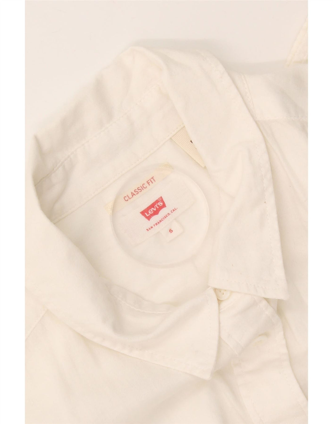 Cămașă Levi's Classic Fit UK 10 Small White