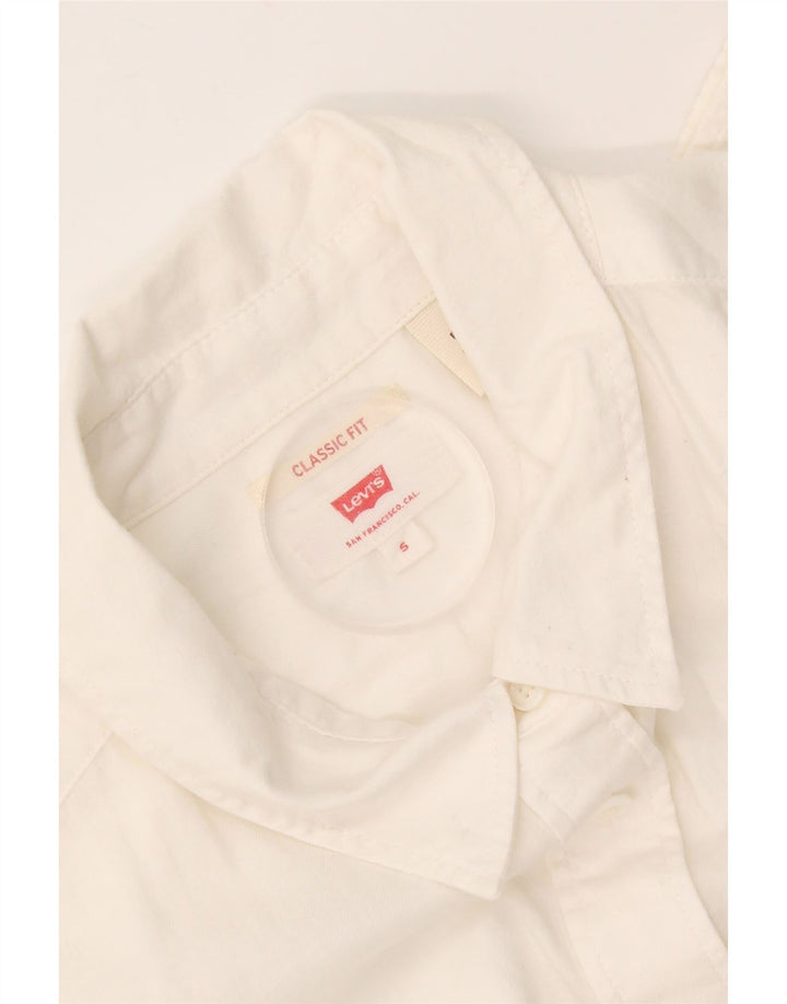 Cămașă Levi's Classic Fit UK 10 Small White