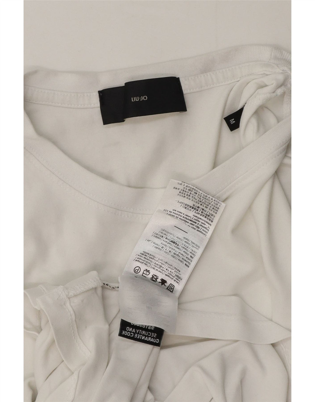 Tricou bărbați Liu Jo Top Medium Alb Bumbac
