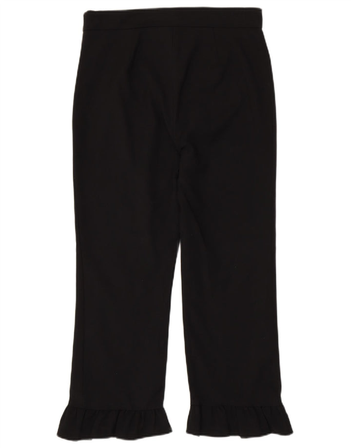 Pantaloni Drepți Decupați Zara Femei Mici L26 L23 Negri