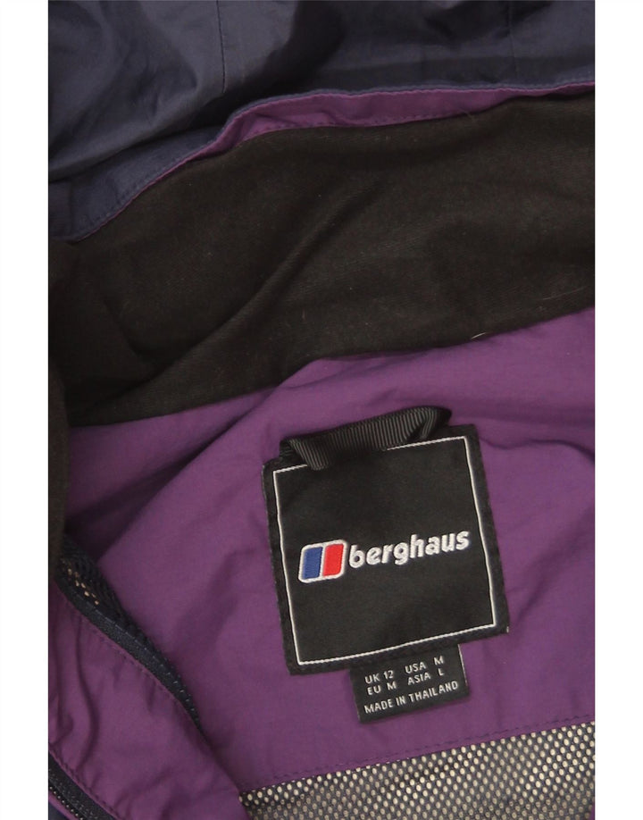 Jachetă de ploaie cu glugă pentru femei Berghaus Gore-Tex UK 12 Medium Bleumarin