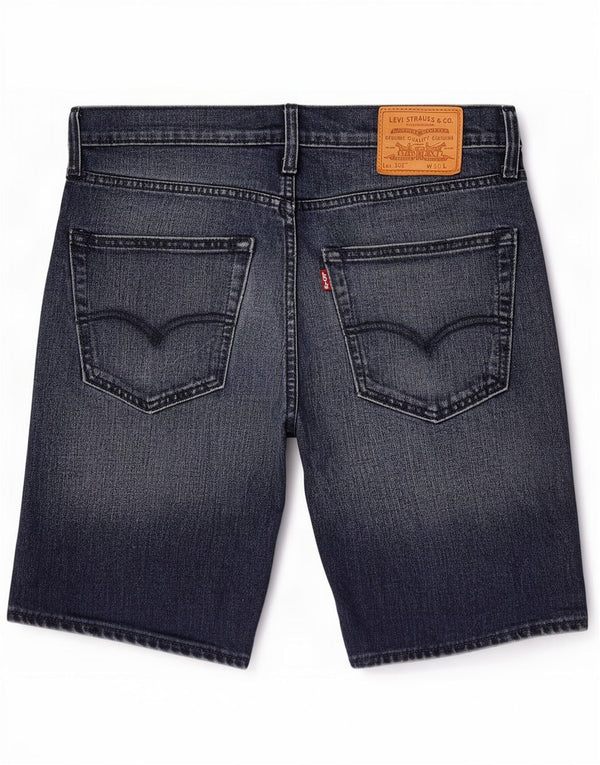 Pantaloni scurți Levi's 502 Tapered Denim Medium W30 Bumbac bleumarin