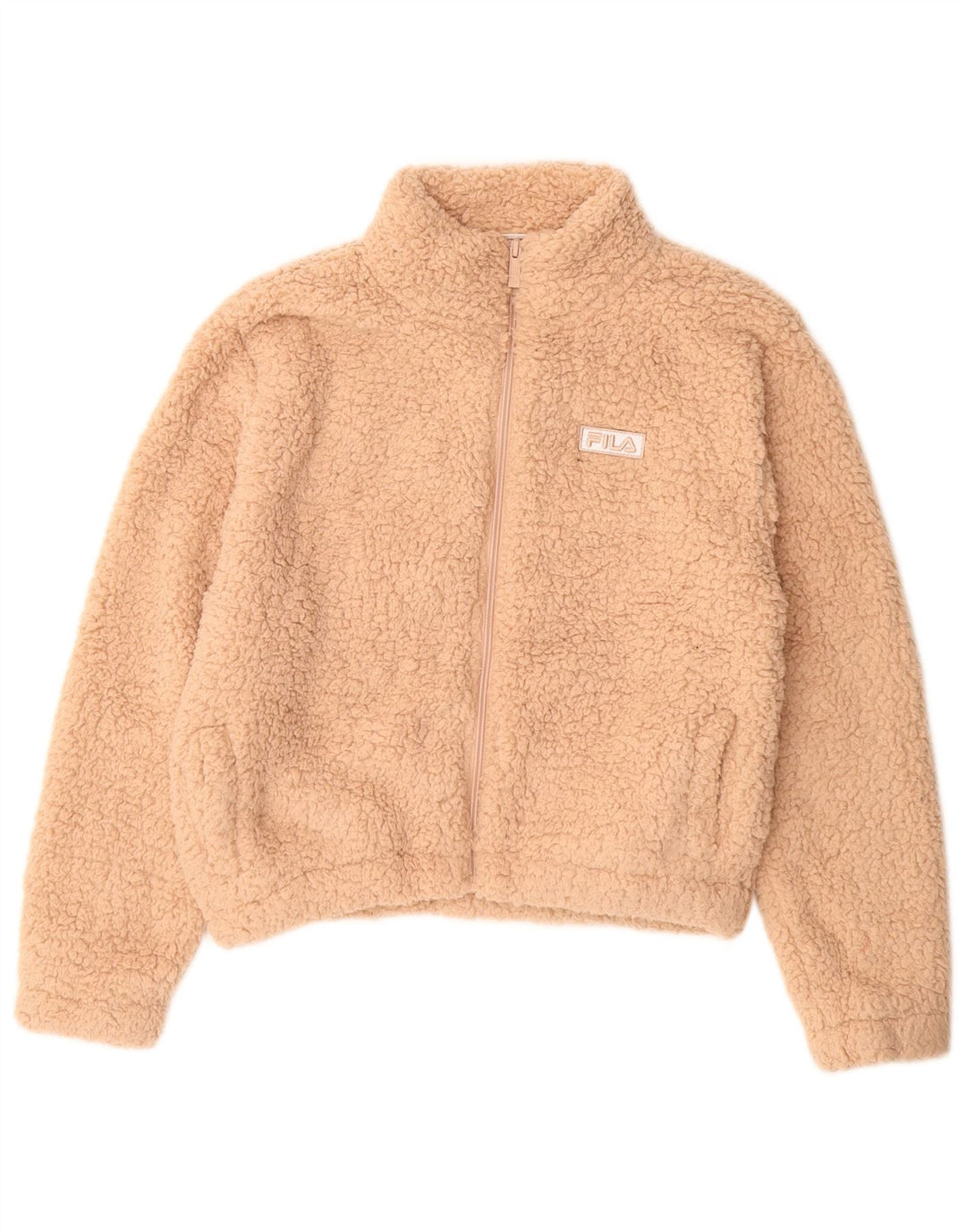 Jachetă polară Fila pentru femei UK 12 Medium Beige Poliester
