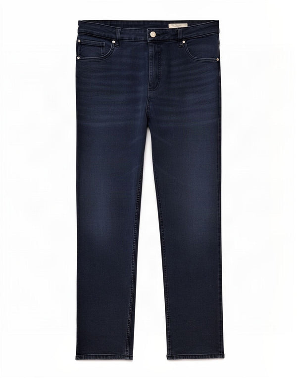 Blugi drepti pentru femei Marks & Spencer UK 22 2XL W40 L29 Bleumarin