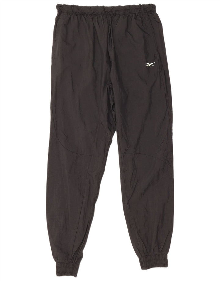 Pantaloni de trening pentru femei REEBOK Pantaloni de jogging UK 12/14 Nylon mediu negru