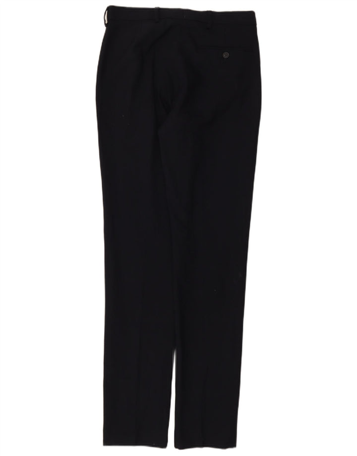 Marks & Spencer Pantaloni subțiri pentru bărbați L30 L33 Lână bleumarin