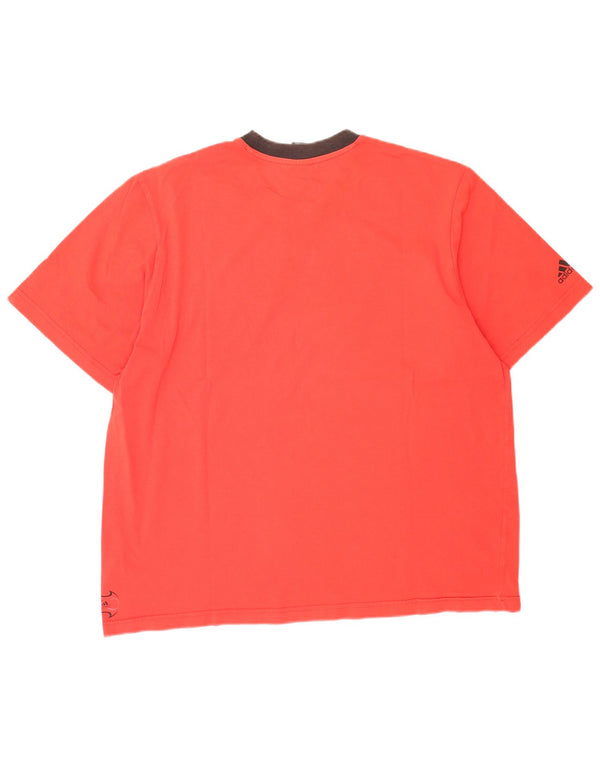 Tricou grafic Adidas pentru bărbați Top 2XL bumbac roșu