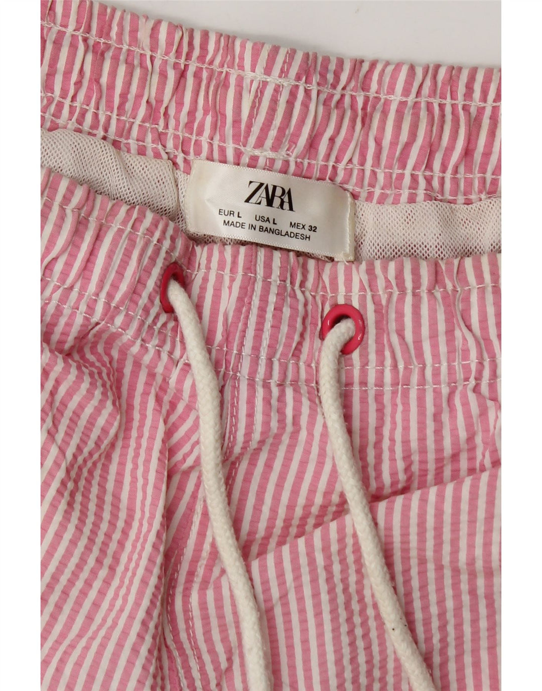 Pantaloni scurți de înot pentru bărbați Zara, mari W34, în dungi roz