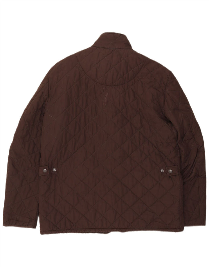 Jachetă matlasată pentru bărbați BARBOUR UK 40 Poliester maro mare