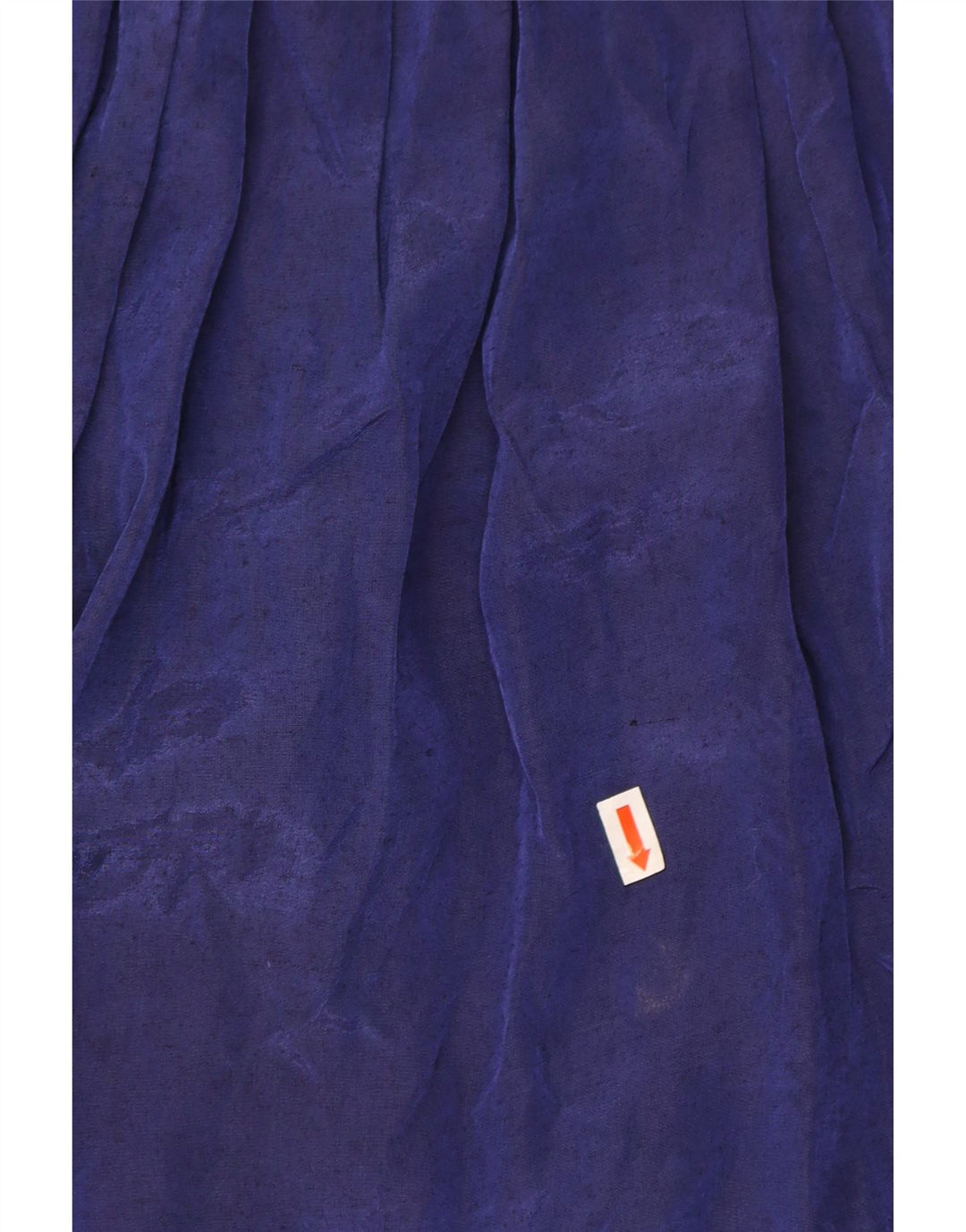 MIRROR Womens Pleated A-Line Skirt UK 12 Medium W30  Blue Viscose