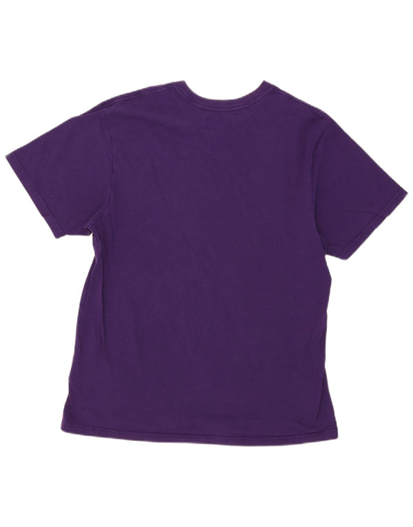 Tricou grafic Adidas pentru femei Top UK 16 Large Purple Bumbac