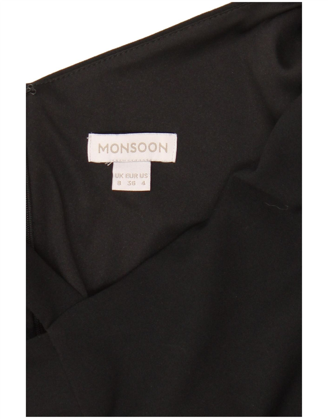 Salopetă pentru femei Monsoon cu un umăr UK 8 Poliester negru mic