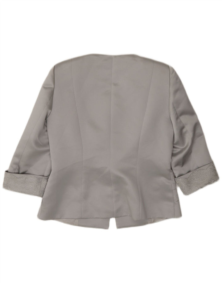 CARLA RUIZ Womens 2 Button 2 Piece Set EU 40 Medium Grey