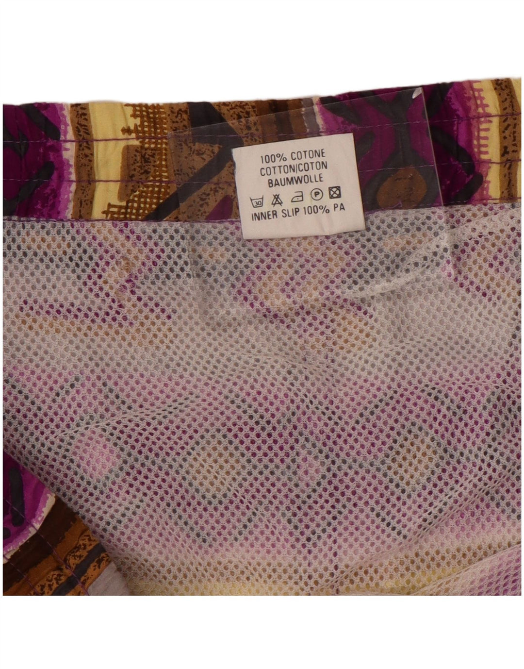 Pantaloni scurți de înot pentru bărbați Santostefano, mari, multicolor, din bumbac Fair Isle