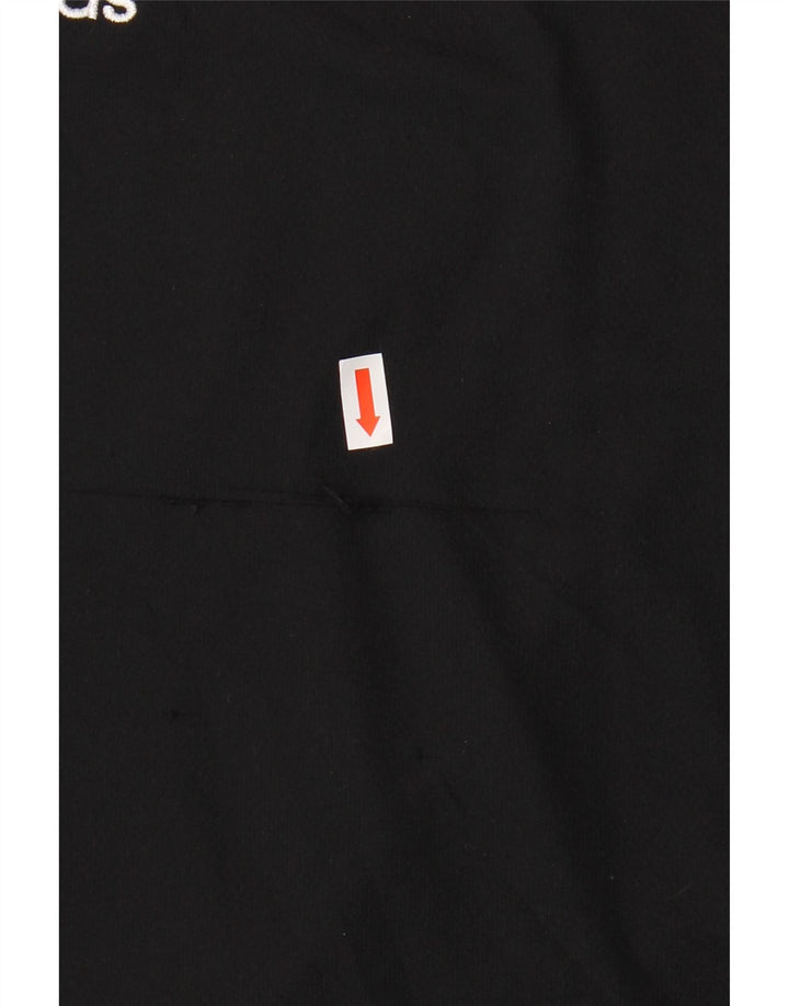 Tricou ADIDAS Climalite pentru bărbați Top Mediu Negru Poliester Bloc de culoare