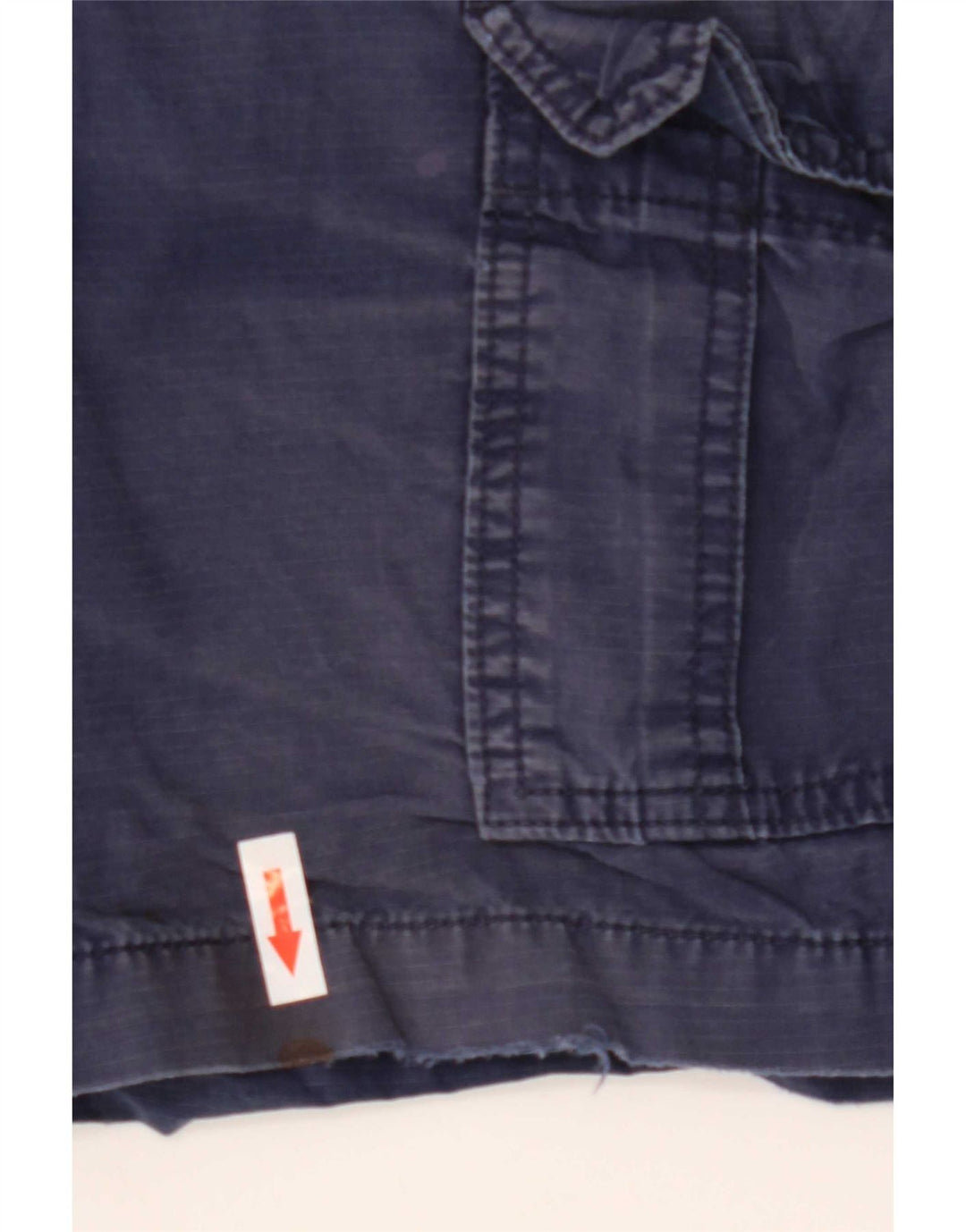 Pantaloni scurti cargo pentru bărbați Gap W28, mediu, albastru, bumbac cu dungi