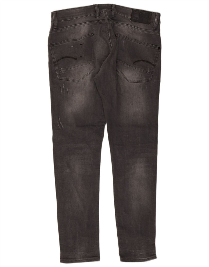 Blugi super slim pentru bărbați G-Star Distressed W36 L32 bumbac gri