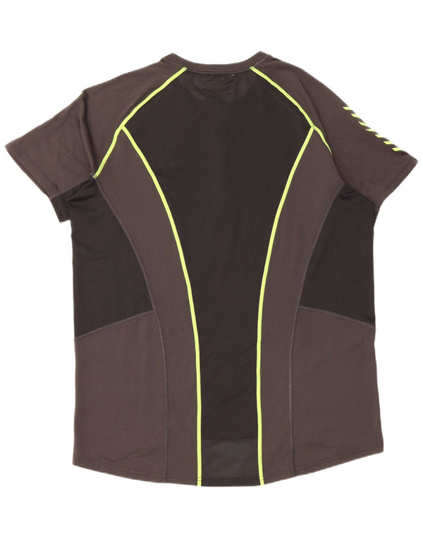 HELLY HANSEN Trening pentru bărbați, cu mânecă scurtă, cu pulover, XL, gri, color block