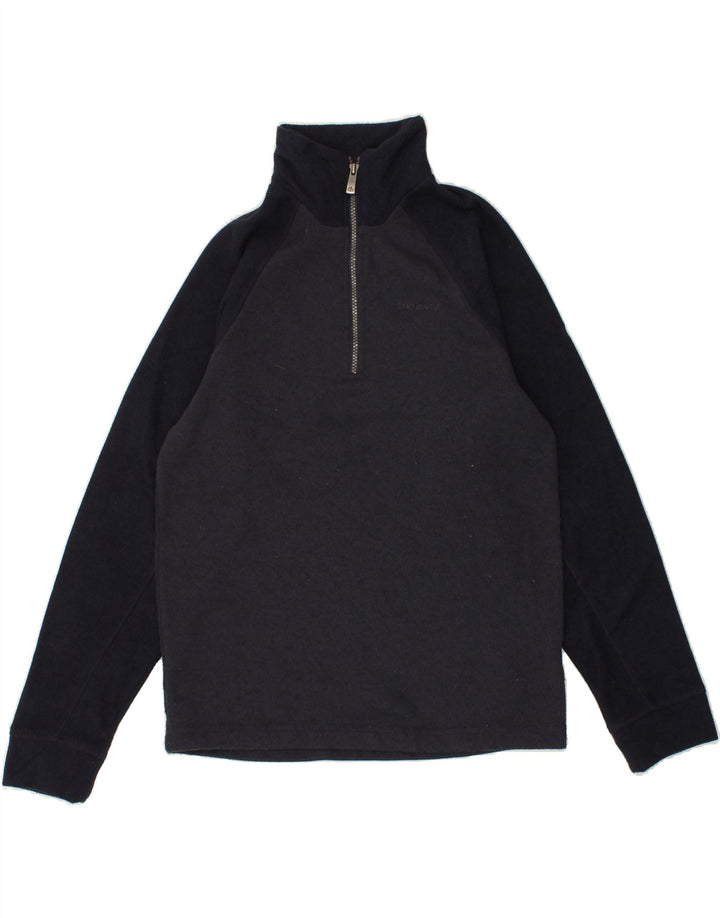 CRAGHOPPERS Mens Zip Neck Sweatshirt Jumper Small Navy Blue Polyester Vintage CRAGHOPPERS and Second-Hand CRAGHOPPERS from Messina Hembry 