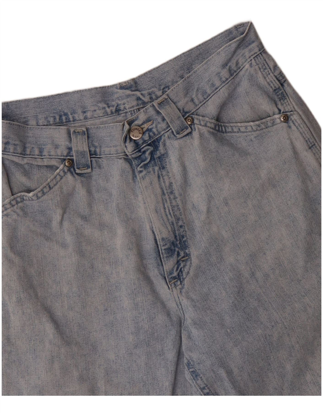 Blugi LEE pentru femei Cargo Loose W28 L28 Blue Bumbac