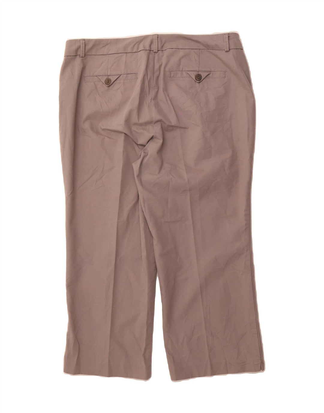 DOCKERS Womens Straight Capri Trousers US 12 Large W36 L22 Grey Polyester Vintage Dockers and Second-Hand Dockers from Messina Hembry 