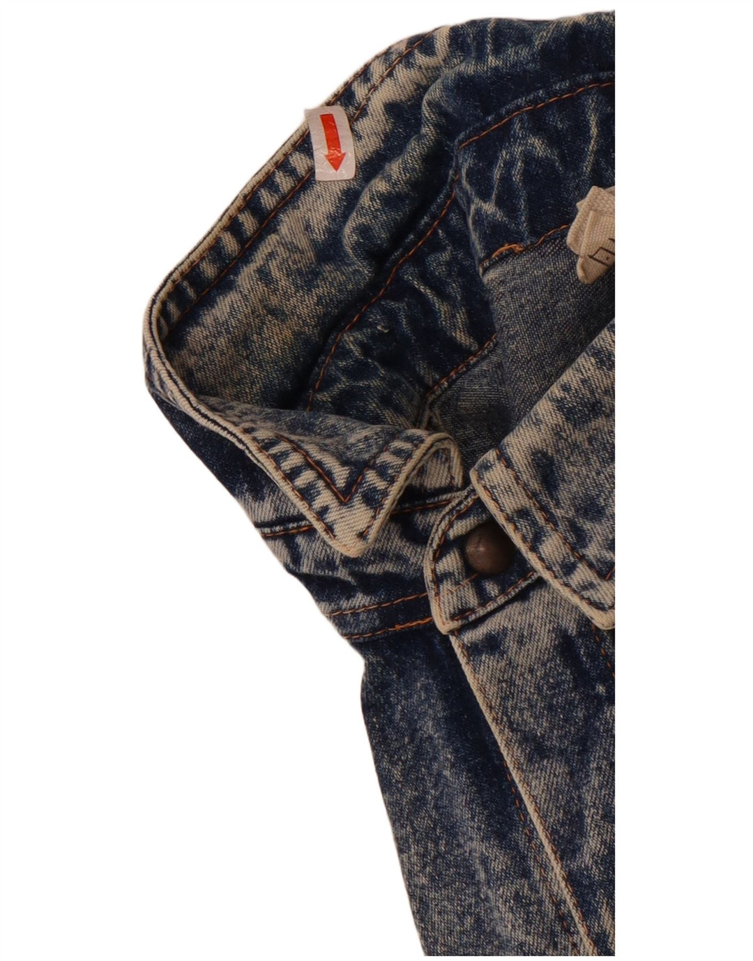 VINTAGE Mens Denim Jacket UK 42 XL Blue