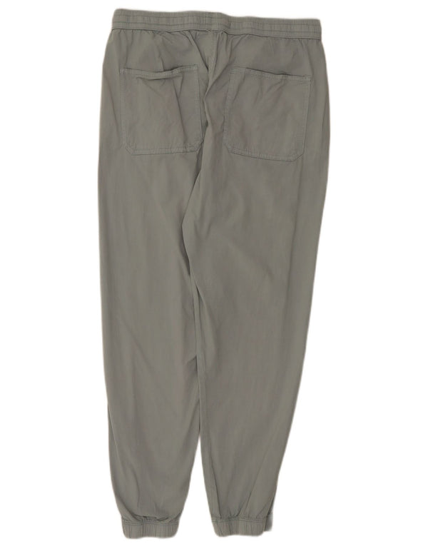 Pantaloni de jogging pentru femei cu talie înaltă Zara UK 14 Medium L31 L26 Bumbac gri