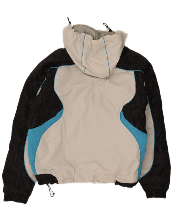 Jachetă de schi cu glugă pentru bărbați Pyramid UK 44 2XL Alb Colorblock