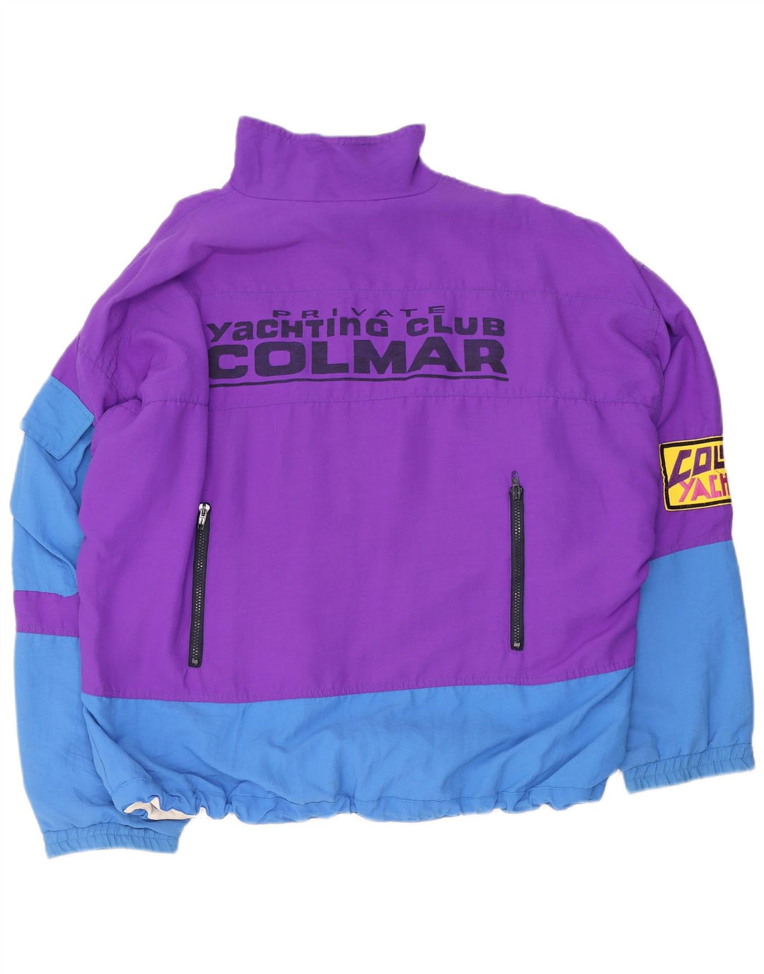 Jachetă de top pentru trening grafic Colmar pentru bărbați IT 50 Mov mediu Colorblock