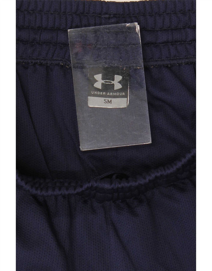 Pantaloni scurți sport Under Armour pentru bărbați, mici, bleumarin, poliester color bloc